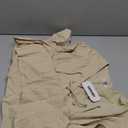COOFANDY Men Linen Cotton Shirt Beach Lace Up V Neck Shirts Hippie Viking Meditation Tunic,XL