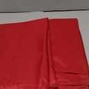 Obstal 2 Pack 6FT Red Table Cloths for Standard Folding Tables - Water Resistant Washable Fabric Polyester Rectangle Table Cover Protector for Carft Show, Vendor Stand, 72L x 30W x 30H Inches