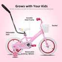 JOYSTAR 10" 12" 14" 16" Kids Bike for Boys and Girls, 16 Inch with Training Wheels