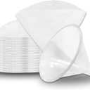50 filter cones and funnels 4.5" Fryer Oil Filters Deep Fryer Oil Filter Funnel Non Woven Filter Cone Grease Filter Cones Best For Restaurants, Cafes, Food Trucks, Hotels