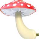 Colorful Life Remote Control Mushroom Night Light ThreeColor Warm LED Bedside Lamp, Cute Mushroom Design with Dimmer & Timer (Warm Red/Green/Yellow)