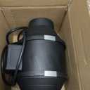 SunStream Inline Duct Fan 4 Inch 190 CFM Air Ventilation Exhaust Booster Vent Blower for Indoor Grow Tent