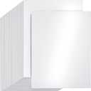 CreGear 100 Sheets White Shimmer Cardstock Printer Paper 8.5 x 11, 78lb/210gsm Glossy Card Stock, Premium Pearl Cardstock, Double Side Pearlescent Paper for DIY Craft, Christmas Card Making,Invitation