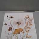 QBZWART Wildflower Canvas Wall Art, Watercolor Botanical Print, Floral Boho Decor, Minimalist Vintage Colorful Art Print for Living Room No Frame, 12x16inch