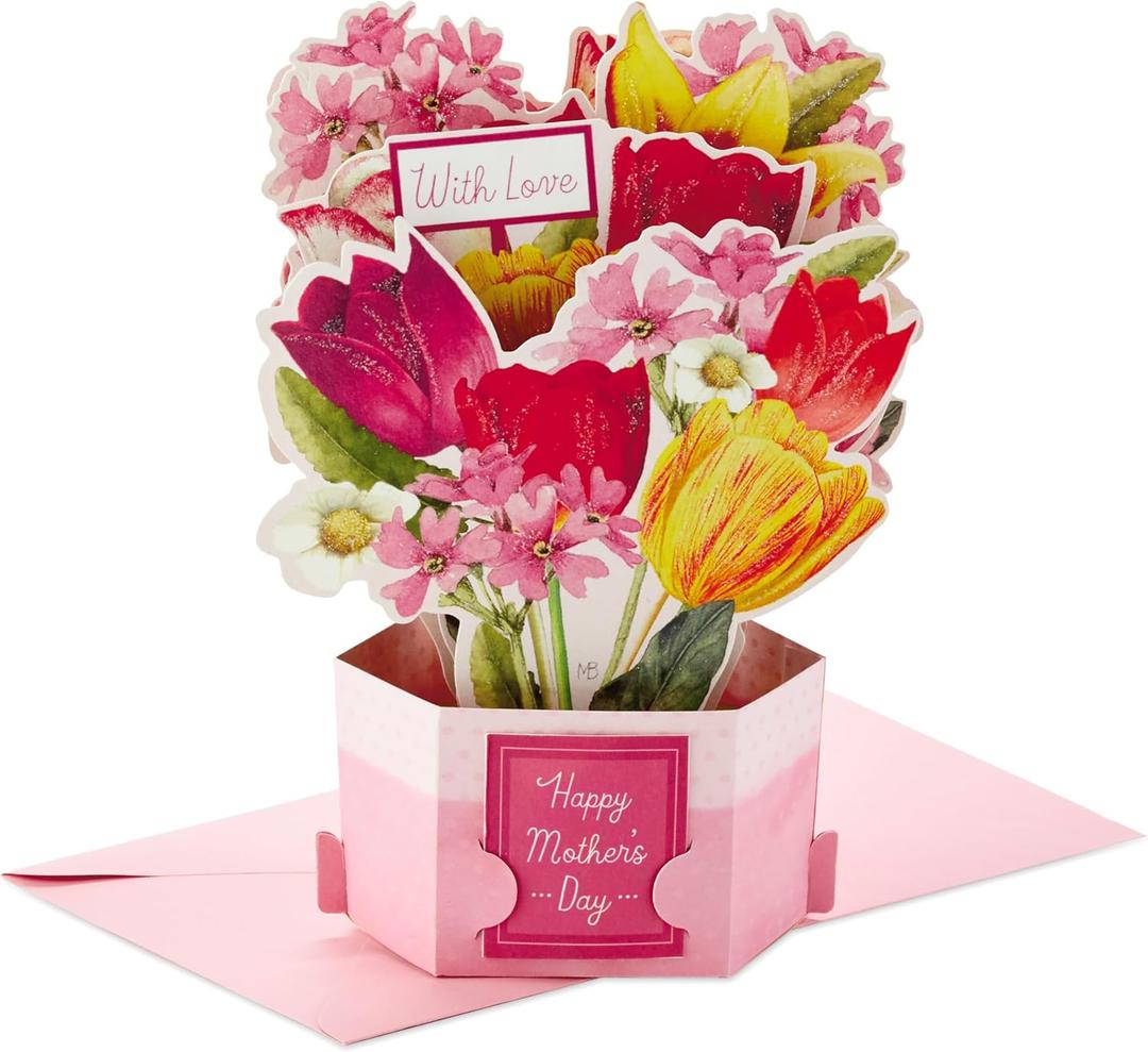 Hallmark Paper Wonder Mother's Day Pop Up Card (Marjolein Bastin Bouquet)