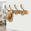 Coat Rack Wall Mount Hooks for HangingVintage Aluminum Thickened Solid Wall Hooks Coat Rack Clothes Rack Hat Rack for Behind The Door Bathroom Living Room Bedroom(1Pc)