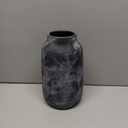 Briful Ceramic Flowers Vase Home Decor, Kitchen Dining Farmhouse Table Vases, Rustic Vintage Living Room Bathroom Bedroom Decorations for Office Coffee Desk Fireplace Shelf Mantel (11” Tall) (Light Slate Gray)