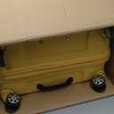 Traveler's Choice Pagosa Indestructible Hardshell Expandable Spinner Luggage, Yellow, 26-Inch Medium