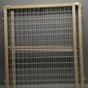 Toddleroo by North States - Extra-Wide Wire Mesh Wooden Baby Gate: Pressure Mounted Baby Gate for Doorways - Adjustable 29.5 to 50 Inches Wide - 31 Inches Tall
