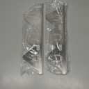 Stove Gap Covers Stainless Steel, 2 Pack Stove Gap Fillers Oven Gap Filler, Easy Retractable Length 13.8" to 27.5", Heat Resistant, Kitchen Stove Gap Cover Gap Filler for Stove and Counter, Silver