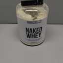 NAKED Vanilla Whey Protein Powder - All Natural Grass Fed Whey Protein Powder, Vanilla Flavor, Organic Coconut Sugar, 5Lb Bulk, GMO-Free, Soy Free, Gluten Free - 61 Servings