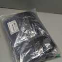 NICETOWN Pitch Black Solid Thermal Insulated Grommet Blackout Curtains/Drapes for Bedroom Window (2 Panels, 42 inches Wide by 63 inches Long, Black)