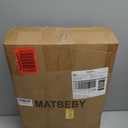 MATBEBY Twin Size Mattress Pad - Cooling Breathable Mattress Topper, Quilted Fitted Mattress Protector, Pillow Top Mattress Cover with 8-21" Deep Pocket, Soft, Machine Washable, White, 39x75 Inches