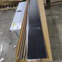 Yuzzy Wood Panels for Wall and Ceiling - 108 x 11 Inch Wood Slat Acoustic Panels 2 PCS - Modern Sound Absorbing Wall Panels for Interior Wall Decor for Home, Office, Studio - Rustic Walnut