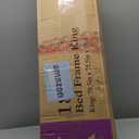 Upgrade Anti Bending and Round Corner Legs 10 inch Metal King Bed Frame 3500 LBS Heavy Steel Slats Support Platform Bed Frames No Box Spring Needed Platform Noise Free Easy Assembly