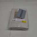 MIULEE 100% Blackout Linen Textured Curtains for Bedroom Solid Thermal Insulated Ivory Grommet Room Darkening Curtains & Drapes Luxury Decor for Living Room Nursery 52 x 96 Inch (2 Panels)