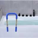 Anti-Slip Bathtub Grab Bar Safety Bar for Seniors and Handicap - for Assistance Getting in and Out of Tub, Easy to Install on Most Tubs