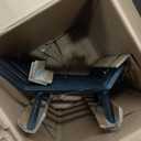 Mr IRONSTONE Fireplace Grate 24 inch Solid Steel Heavy Duty Firewood Log Burning Rack Fire Grates for Outdoor Kindling Tools Pit Indoor Fireplace Log Holder Wrought Iron Wood Stove