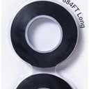 TSSART 4 Pack 1/4 inch Pinstripe Tape - Whiteboard Tape Dry Erase Board Line Graphic Chart Adhesive Art Tape - Black 884FT Long Total