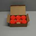 Aignis 6pcs Flameless LED Floating Candles, White Rose Plastic Tealights Battery Operated, 120+ Hours Glow Time, Cozy Light for Romantic Pool/Bathtub/Hot Bath/Wedding Centerpiece Decor(D2.83*H1.42)