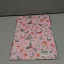 2 x GIOLAINY Pink Christmas Wrapping Paper for Girls Women Kids - Holiday Gift Wrap with Ornaments, Xmas Trees, Berries & Wreaths Designs - 4 Sheets (28 x 40 inches), Easy to Store