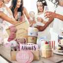 for Girls - New Born Baby Girls Gift Basket - Baby Gifts for Newborn Girl Essentials Stuff - Gender Reveal Ideas Welcome Baby Girl