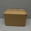 Lassos Boutique 13" Retro Enameled First Aid Box, Medicine Storage with Lid, Tray, Dividers, White/Tan