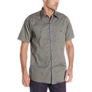 Red Kap Mens Short Sleeve Wrinkle-Resistant Cotton Work Shirt M