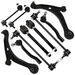 Rockplanet Front Suspension Control Arm Kit Compatible with 2014-2018 Jeep Cherokee FWD Lower Control Arm with Ball Joint, Outer and Inner Tie Rod Ends, Sway Bar Links