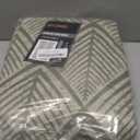 jinchan 80% Blackout Curtains for Living Room, Geometric Patterns Drapes for Bedroom, Window Treatments for Room Darkening, Grommet Thermal Insulated Curtains 84 inch Length 2 Panels, Sage Green