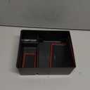 Compatible with GMC Acadia Center Console Organizer 2017-2019 2020 2021 2022 2023 Acadia SL SLE SLT Denali AT4 Interior Accessories, ABS Armrest Storage Box Insert Tray, Red