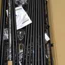 Ulif E10 Clothes RackWith Stretchable Hanger RodFreestanding Clothing Racks for Hanging ClothesAdjustable Closet Organizer SystemPortable Garment Rack 73-97"W x 15" D x 72" HMax Load 800LBSBlack