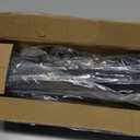 Tension Curtain Rod, 42 to 115 inch Adjustable Heavy Duty black shower curtain rod for bathroom Closet Windows