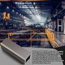 Zonon Square Hot Rolled Steel Tube, 2" x 2", 1/4" Wall Thickness, 6" Length Steel Square Tubing for Industrial Accessories