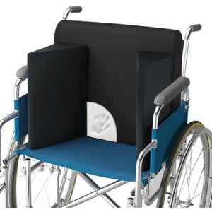 HOMBYS Lateral Support for Wheelchair,Wheelchair Back Support Cushion,Lumbar Support Pillow for Low Back Pain with Side Support,Adjustable Back Chair Cushion,High Density Foam