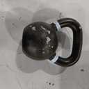 Yes4All Powder Coated Kettlebell, Cast Iron Core Kettlebells with Non-Slip Handle & Flat Bottom for Conditioning, Heavy Duty for Strength Training, 35 Lb Single & Pair (Light Blue)