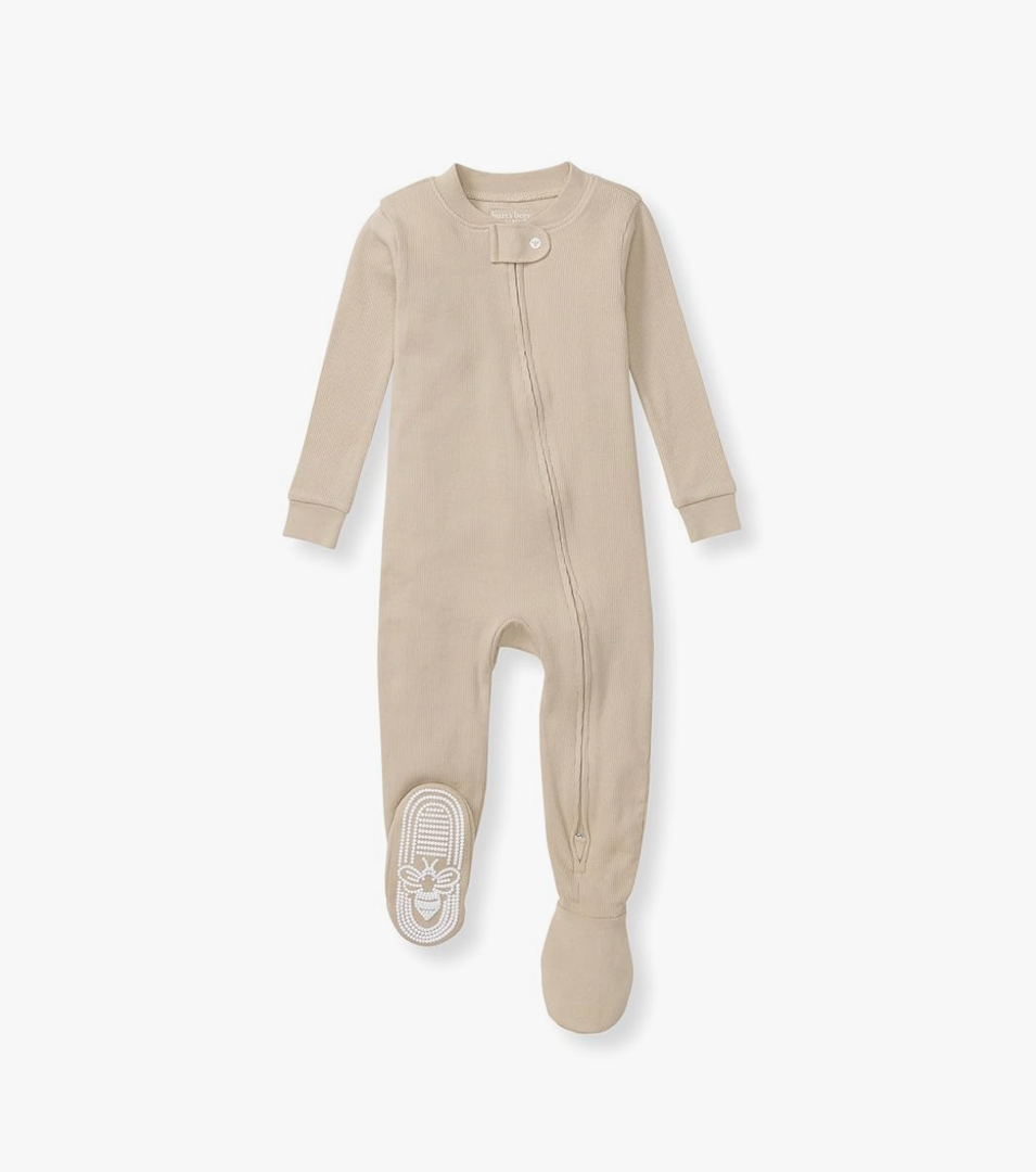 Burt's Bees Baby baby-boys Sleeper Pjs, 100% Organic Cotton, One-piece Footie, Zip Up Jumpsuit, Snug Fit Pajama. 12m