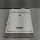 Uniclife Wall Mount Mailbox for Outside, Locking Mailbox, Large Mailbox with Key Lock, Security Mail Box for House, Safe Key Drop Box, Post Box, Steel Cash Drop Box for Home Office School, White