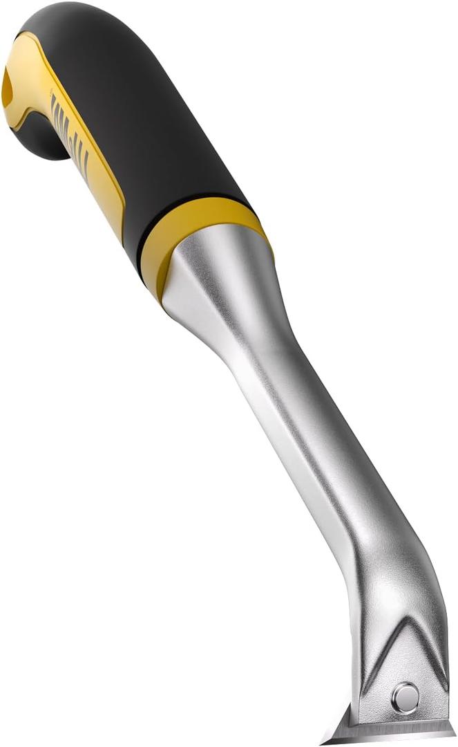 LU&MN Carbide Scraper Tool  1-INCH Tungsten Carbide Triangular Blade, Heavy-Duty Paint, Glue & Putty Remover with Ergonomic Non-Slip Handle