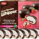 Dare Whippet Cookies, Raspberry, Pack of 12 Boxes (14 Cookies Per Box) Made with Fresh-Tasting Raspberry, Heavenly Marshmallow Center, Rich Chocolate, 12 - 8.8 oz Boxes, Best Before 2025 AUG 02 