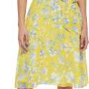 Jessica Howard Women's Floral Chiffon Fit & Flare Midi Dress, 16