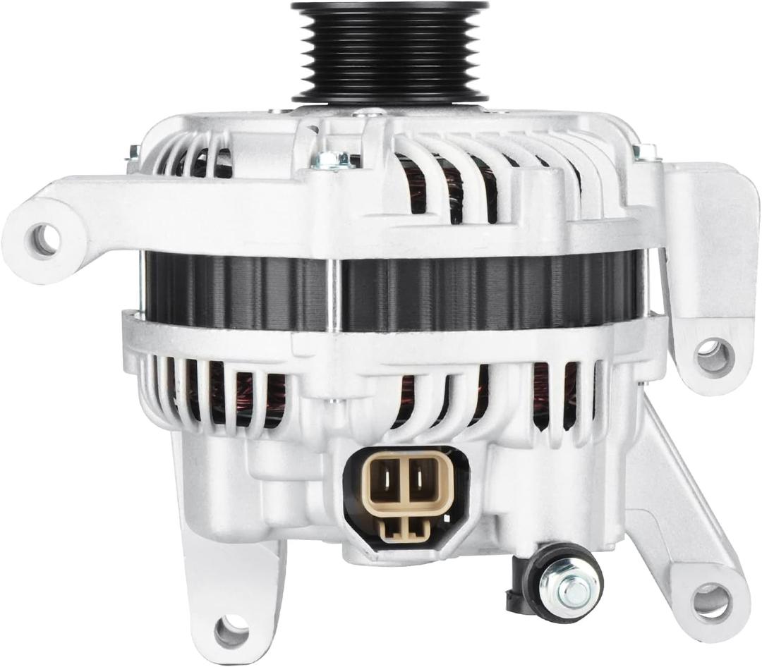 New Alternator for Mazda 3 2004 2005 2006 2007 2008 2009 2L 2.3L, Mazda 5 2006 2007 2.3L, Naturally Aspirated, Non Turbo, AMT0144, A3TG4791, 400-48144, A3TG1391A, 11008, 11174, LF1F-18-300
