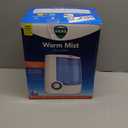 Vicks Warm Mist Humidifier FilterFree 1Gal Tank, Auto ShutOff, Night Light, VapoPad and VapoSteam Compatible (White)