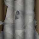 CHI AN HOME Rectangular Capiz Tissue Box Cover, Decorative Mother of Pearl Inlay Tissue Box Holder for Bedroom, Bathroom, Kitchen, and Office, Rectangle Tissue Box Cover White (10.25” x 5.9” x 4.33”)