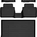 All Weather Floor Mats and Cargo Liners Set Fit for Mazda CX-50 (Not for Hybrid) 2023 2024 2025 TPE Car Mats Waterproof Anti-Slip Rubber Trunk Liners CX-50 Accessories