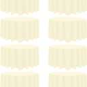 8 Pack Beige Round Tablecloth 120 Inch Beige Table Cloth Stain and Wrinkle Resistant Reusable and Washable Polyester Fabric for Buffet Wedding Party and Banquet