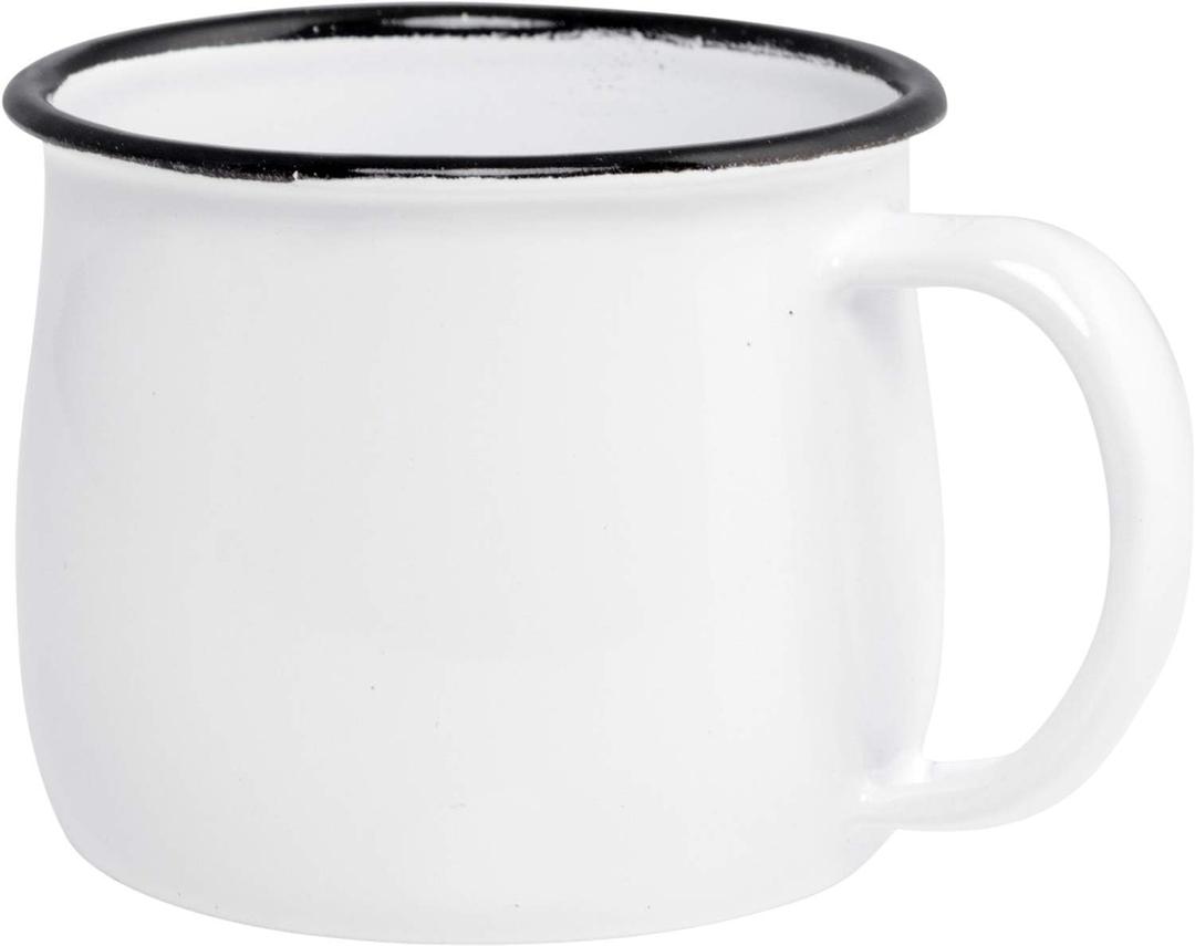 Small White Enamel Mug