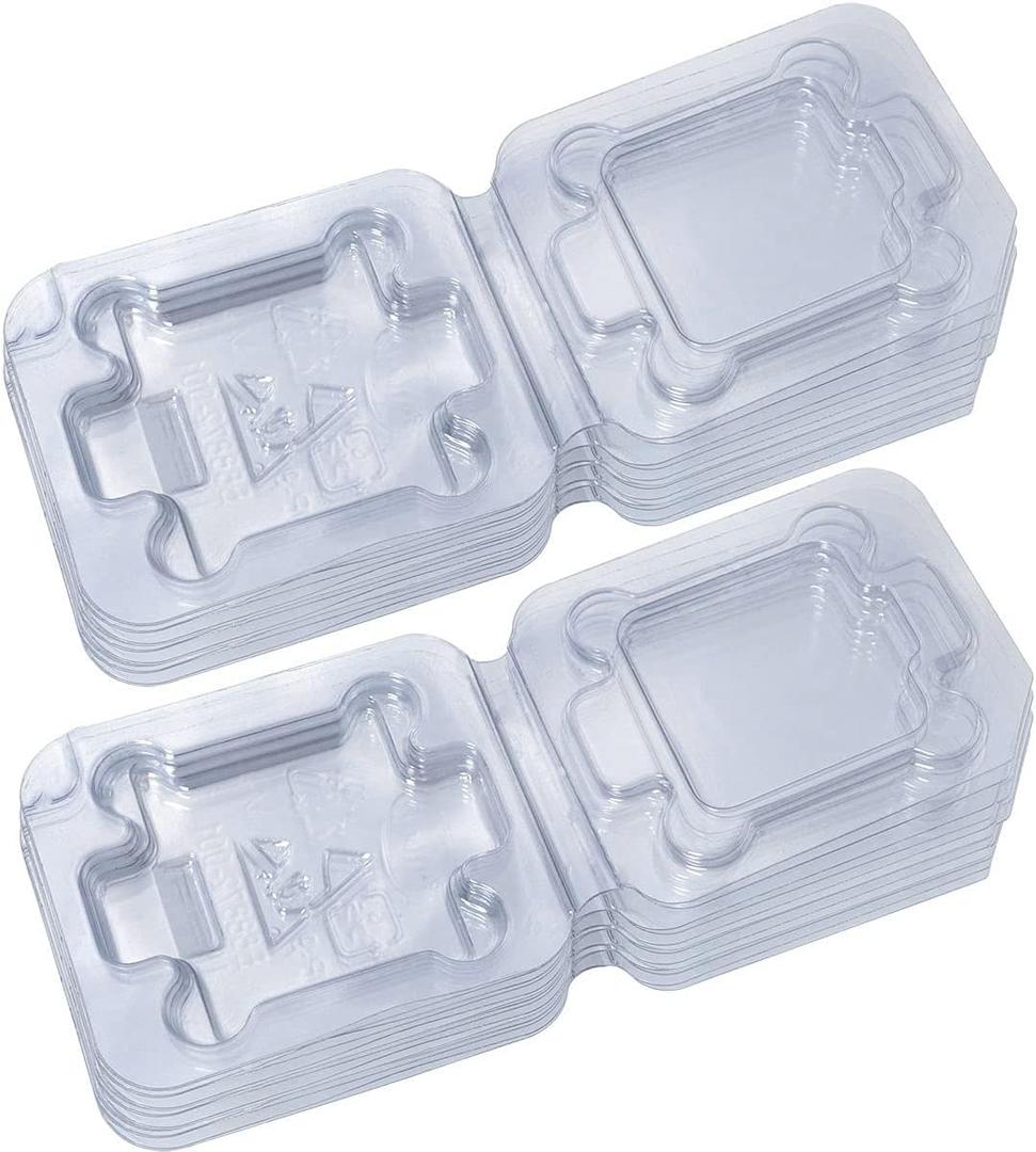 ToToT 14pcs Universal CPU Protection Box 5.5x6.5cm Computer CPU Case Tray Flip Top Container LGA1150 / 1151/1155/1156 i3 i5 i7 CPU Intel Protector Cover