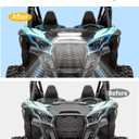 Hood Scoop w/Spotlight for Kawasaki Teryx KRX KRX4 1000 2020-2025