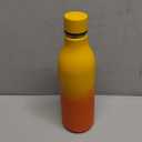 BJPKPK Insulated Water Bottles, 25 oz Stainless Steel Metal Water Bottle with Strap, BPA Free Leak Proof Jugs, Mugs, Flasks, Reusable Thermal Flasks for Sports & Travel, Sunset Orange